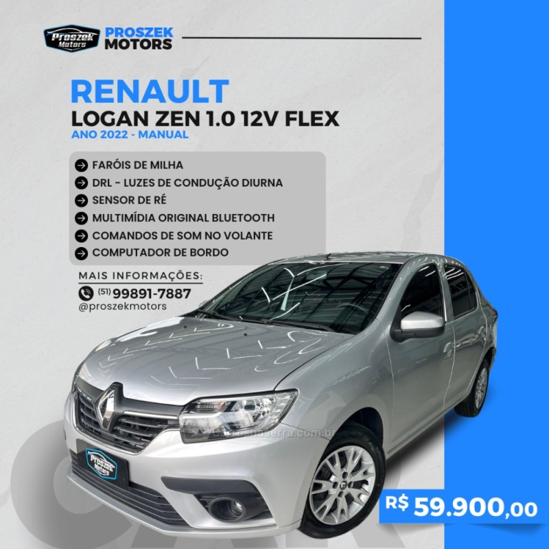 LOGAN 1.0 ZEN 12V FLEX 4P MANUAL