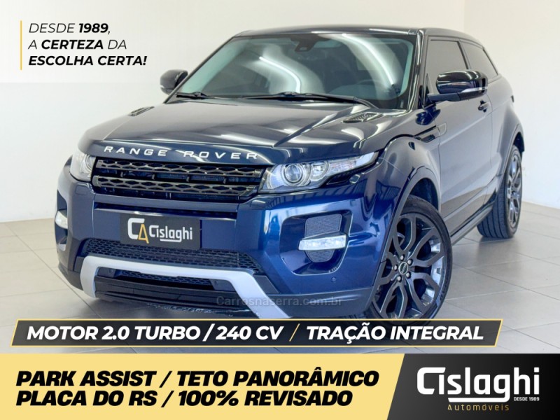 range rover evoque 2.0 dynamic coupe 4wd 16v gasolina 3p automatico 2012 carlos barbosa