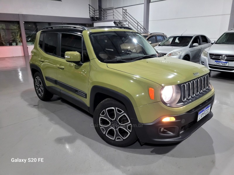 renegade 1.8 16v flex longitude 4p automatico 2016 nova prata