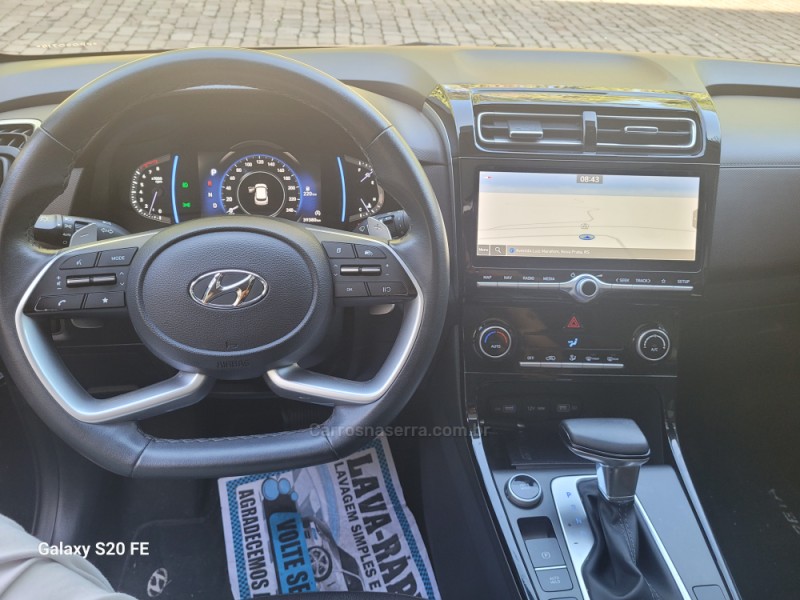 CRETA 1.0 12V FLEX PLATINUM SAFETY 4P AUTOMÁTICO - 2023 - NOVA PRATA