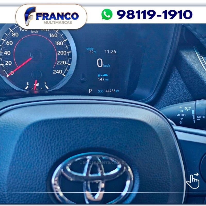 COROLLA 2.0 CROSS XRE 16V FLEX 4P AUTOMÁTICO - 2022 - VACARIA