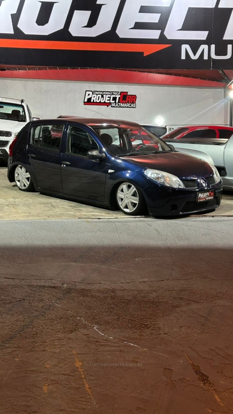 sandero 1.0 authentique 16v flex 4p manual 2011 novo hamburgo
