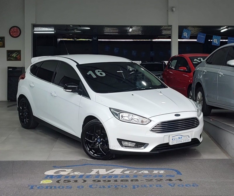 focus 2.0 titanium plus 16v flex 4p automatico 2016 sao sebastiao do cai