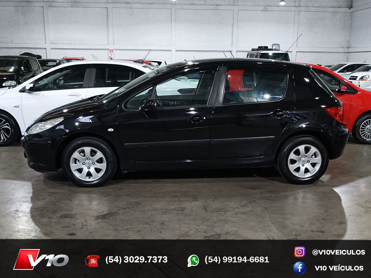 PEUGEOT - 307 - 2007/2008 - Preta - R$ 23.900,00