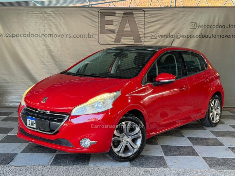 208 1.6 griffe 16v flex 4p automatico 2015 nova prata