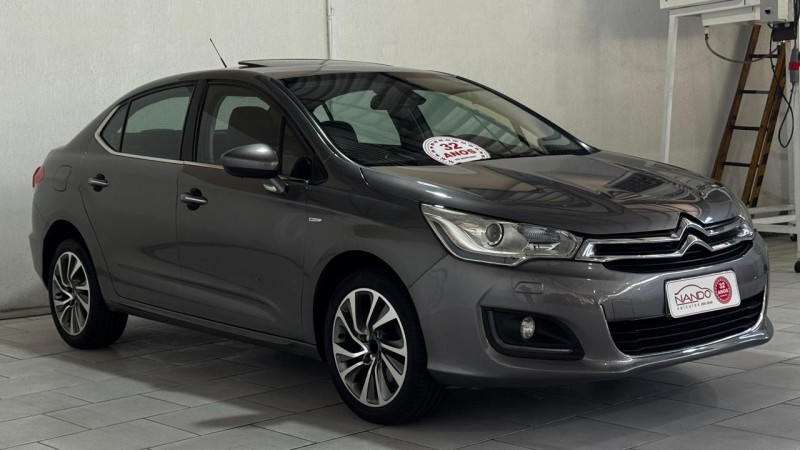 C4 LOUNGE 1.6 EXCLUSIVE 16V TURBO FLEX 4P AUTOMÁTICO - 2017 - ESTâNCIA VELHA