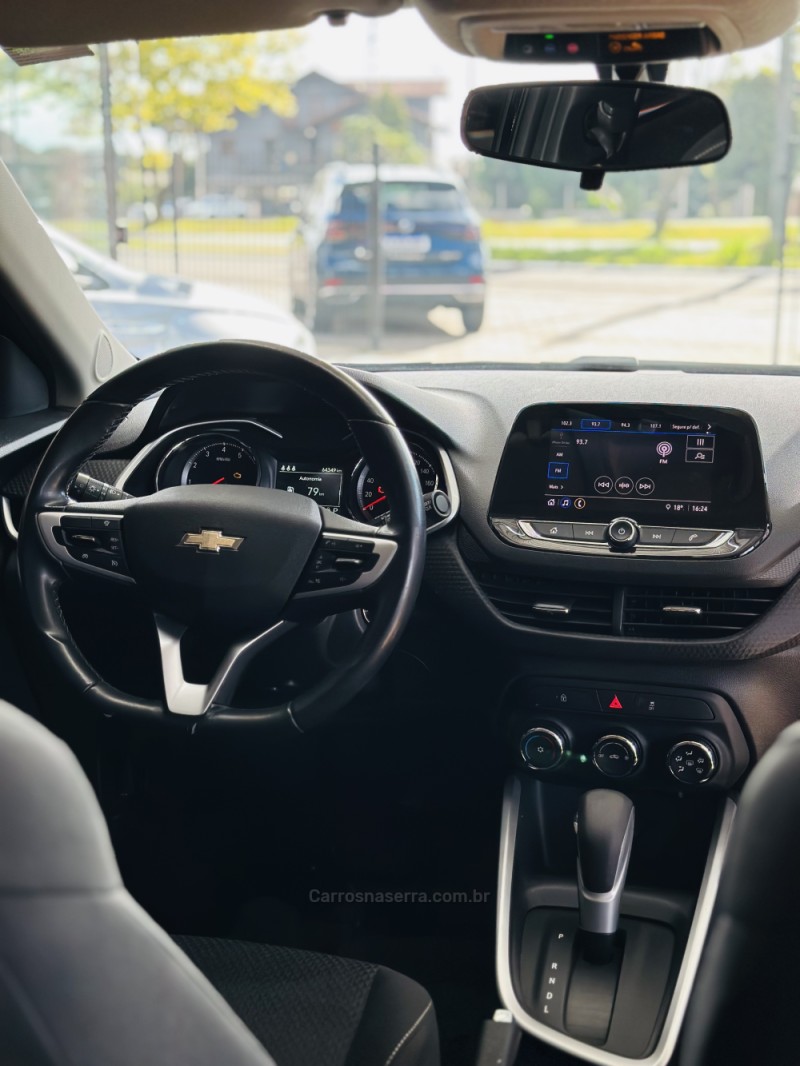 ONIX 1.0 LT 12V TURBO FLEX 4P AUTOMÁTICO - 2020 - CANELA