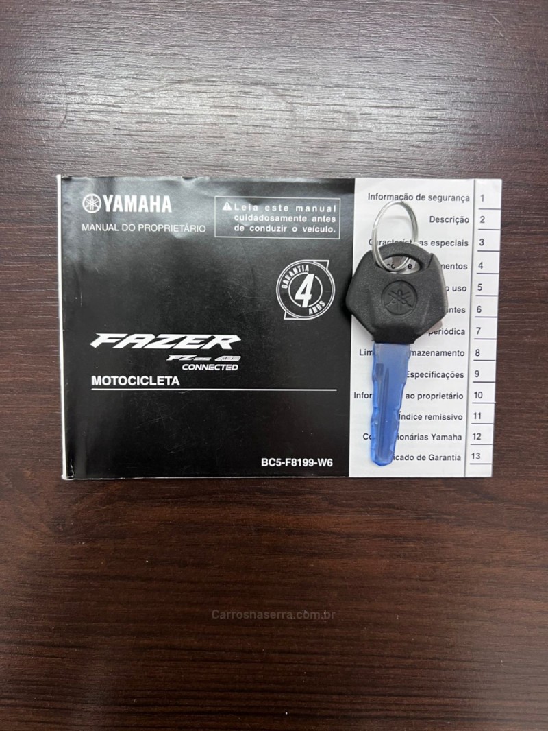 FAZER FZ25 ABS - 2025 - CAMPO BOM