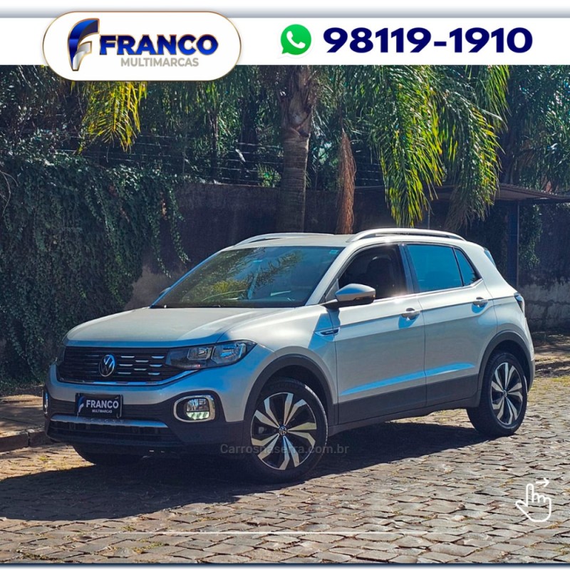 VOLKSWAGEN - T-CROSS - 2021/2022 - Prata - Sob Consulta