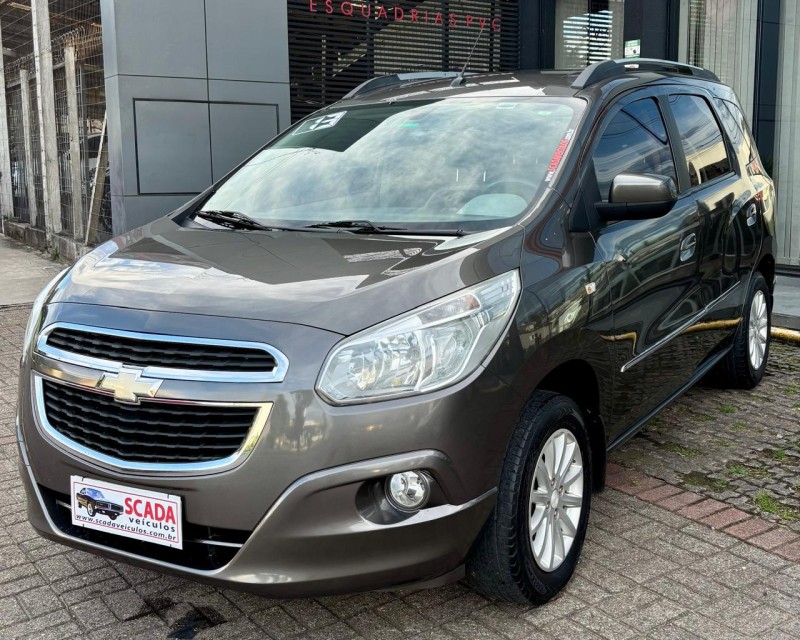 CHEVROLET - SPIN 1.8 LTZ 8V FLEX 4P AUTOMÁTICO - 2013/2014 - Cinza - R$ 44.900,00