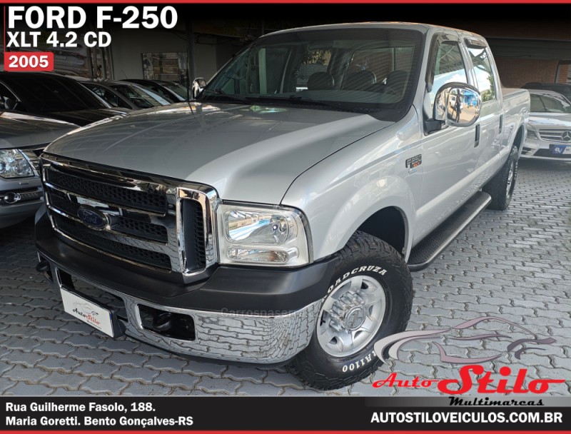 f 250 4.2 xlt 4x2 cd turbo intercooler diesel 4p manual 2005 bento goncalves