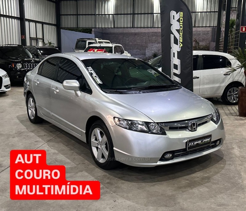 civic 1.8 lxs 16v gasolina 4p automatico 2007 campo bom