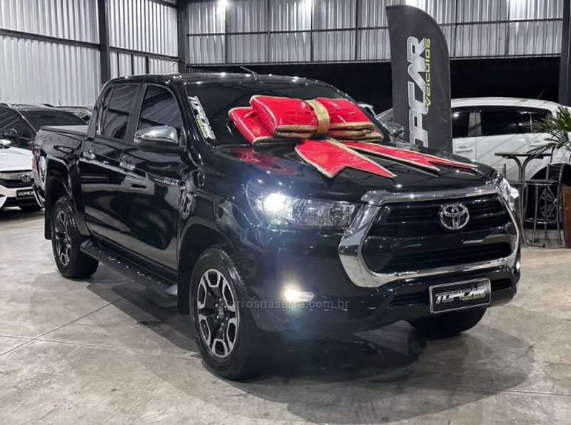 hilux 2.7 srv 4x4 cd 16v flex 4p automatico 2021 campo bom