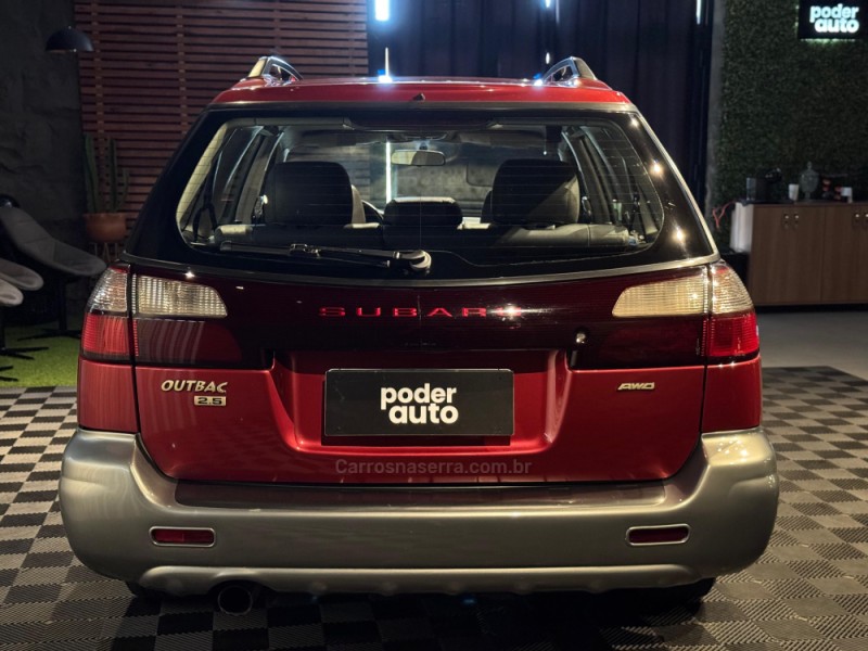 OUTBACK 2.5 4X4 16V GASOLINA 4P AUTOMÁTICO - 2002 - FARROUPILHA