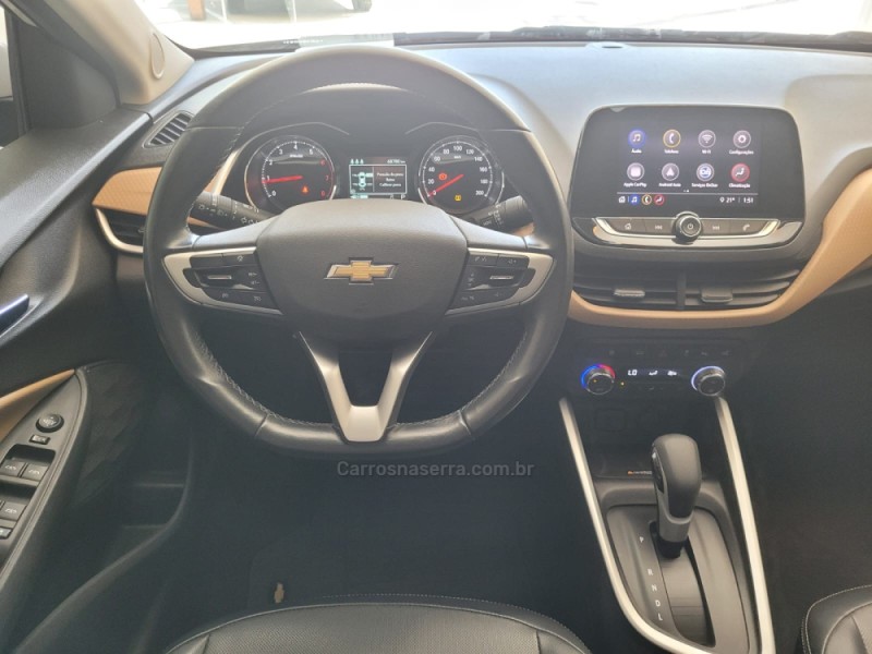 ONIX 1.0	PREMIER II PLUS 12V TURBO FLEX 4P AUTOMÁTICO - 2020 - CANELA