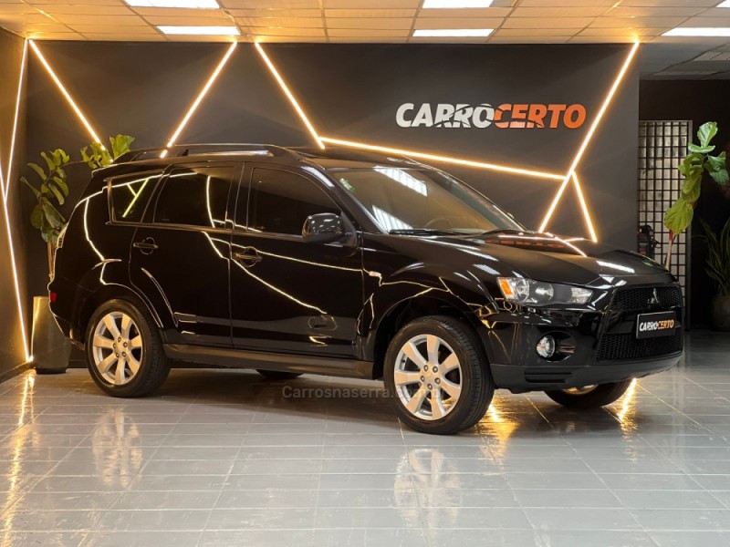 outlander 2.0 16v gasolina 4p automatico 2012 novo hamburgo