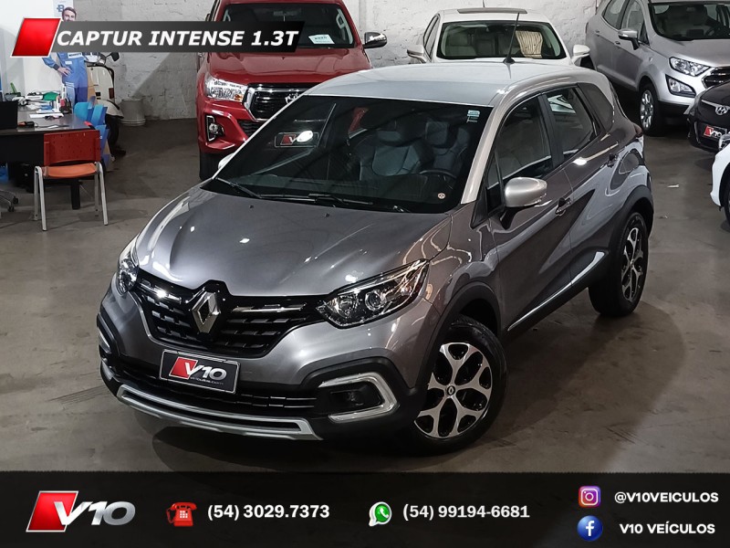 captur 1.3 intense turbo 16v flex 5p automatico 2022 caxias do sul