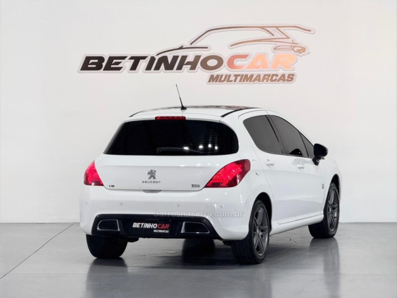 308 1.6 ROLAND GARROS THP 16V GASOLINA 4P AUTOMÁTICO - 2014 - ESTâNCIA VELHA