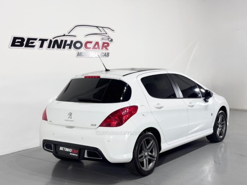 308 1.6 ROLAND GARROS THP 16V GASOLINA 4P AUTOMÁTICO - 2014 - ESTâNCIA VELHA