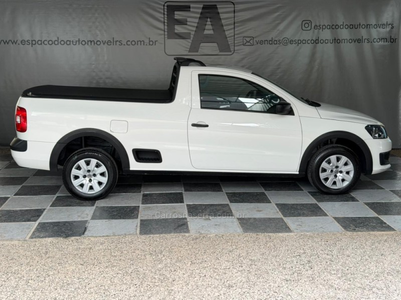 SAVEIRO 1.6 MI TRENDLINE CS 8V FLEX 2P MANUAL - 2015 - NOVA PRATA