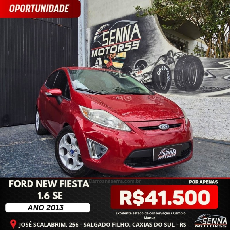 fiesta 1.6 se hatch 16v flex 4p manual 2013 caxias do sul