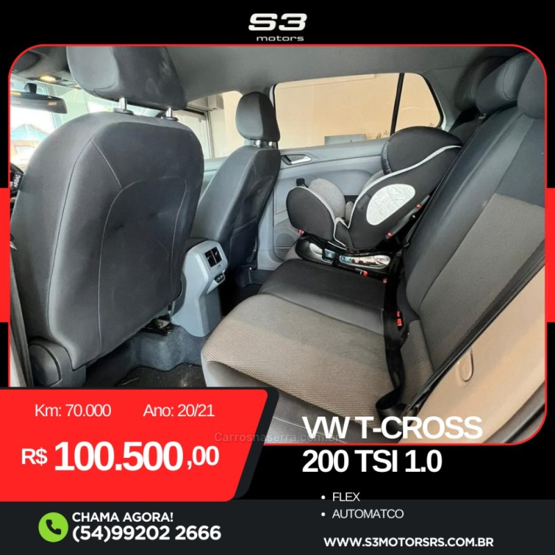 T-CROSS 1.0 TSI 200 12V FLEX 4P AUTOMÁTICO - 2021 - CAXIAS DO SUL