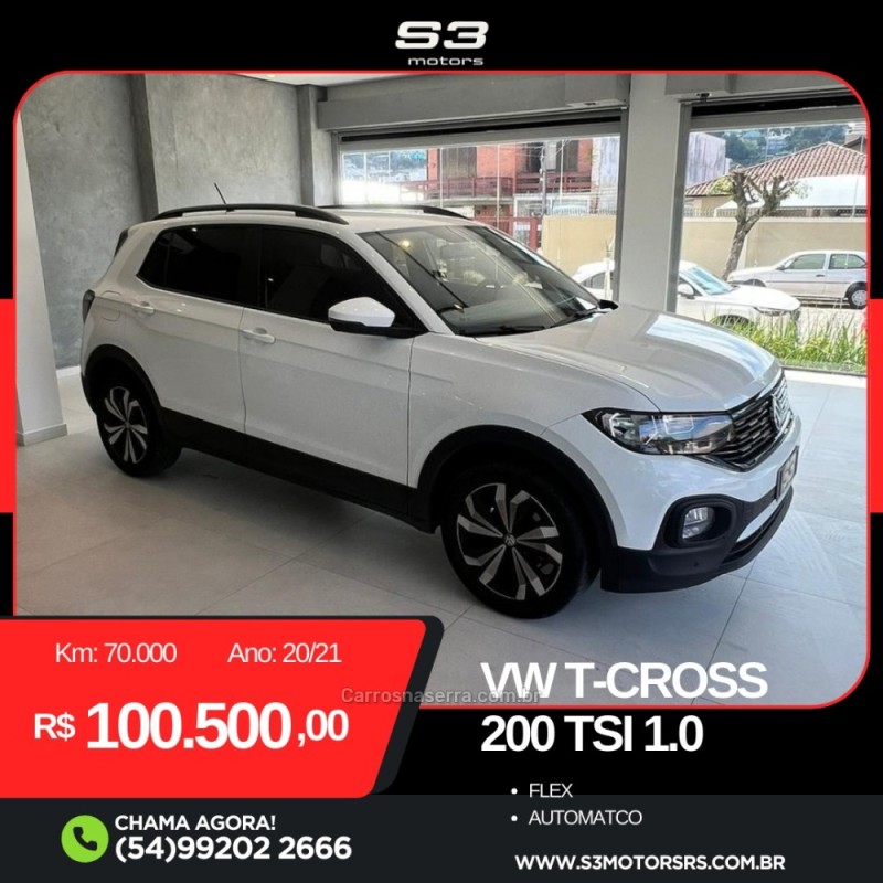 t cross 1.0 tsi 200 12v flex 4p automatico 2021 caxias do sul