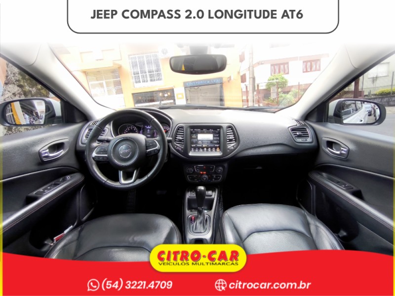 COMPASS 2.0 16V FLEX LONGITUDE AUTOMÁTICO - 2017 - CAXIAS DO SUL