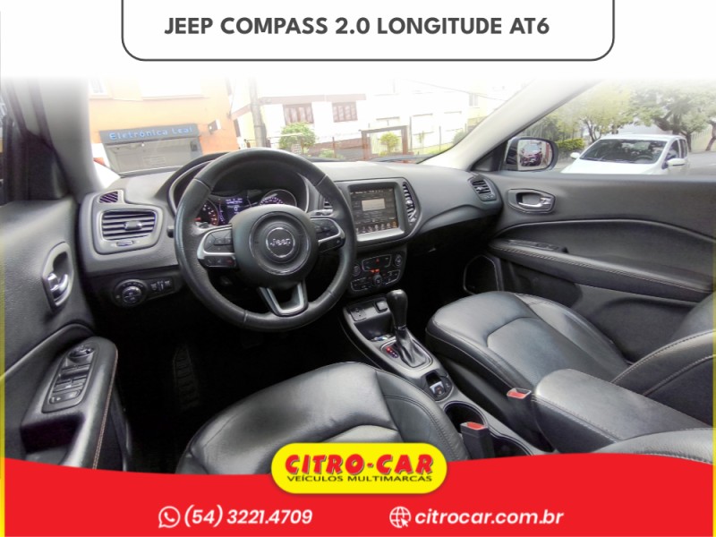 COMPASS 2.0 16V FLEX LONGITUDE AUTOMÁTICO - 2017 - CAXIAS DO SUL