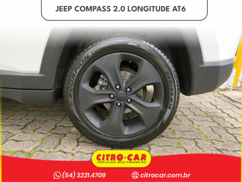 COMPASS 2.0 16V FLEX LONGITUDE AUTOMÁTICO - 2017 - CAXIAS DO SUL