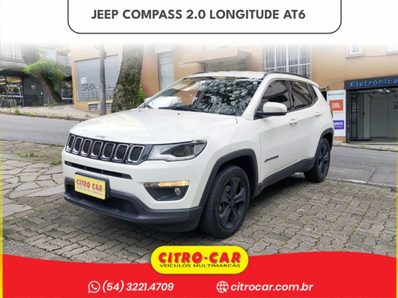 COMPASS 2.0 16V FLEX LONGITUDE AUTOMÁTICO - 2017 - CAXIAS DO SUL