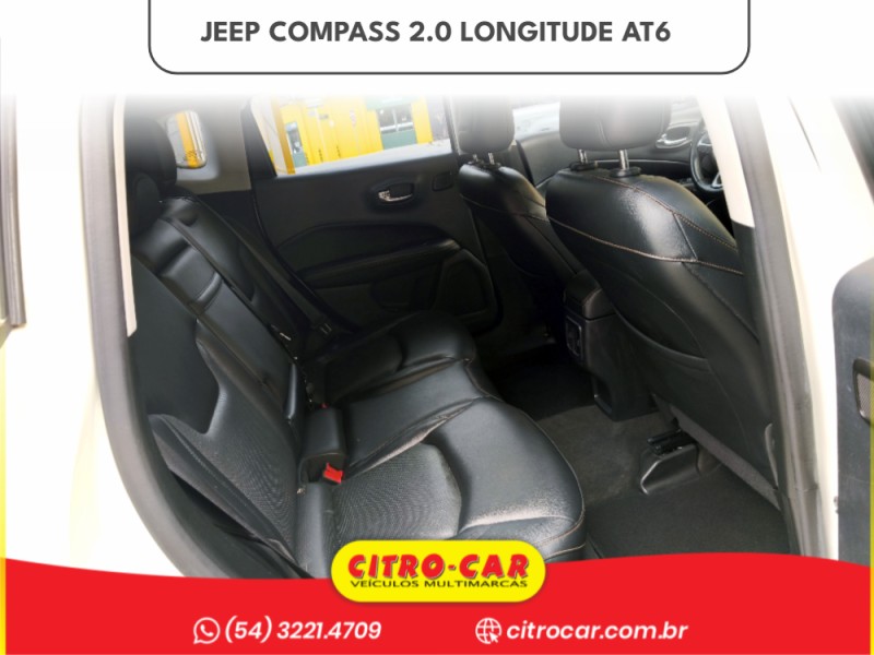 COMPASS 2.0 16V FLEX LONGITUDE AUTOMÁTICO - 2017 - CAXIAS DO SUL