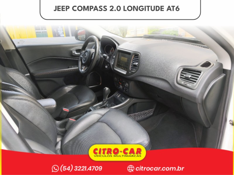 COMPASS 2.0 16V FLEX LONGITUDE AUTOMÁTICO - 2017 - CAXIAS DO SUL
