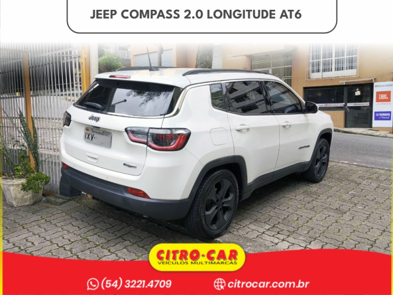 COMPASS 2.0 16V FLEX LONGITUDE AUTOMÁTICO - 2017 - CAXIAS DO SUL