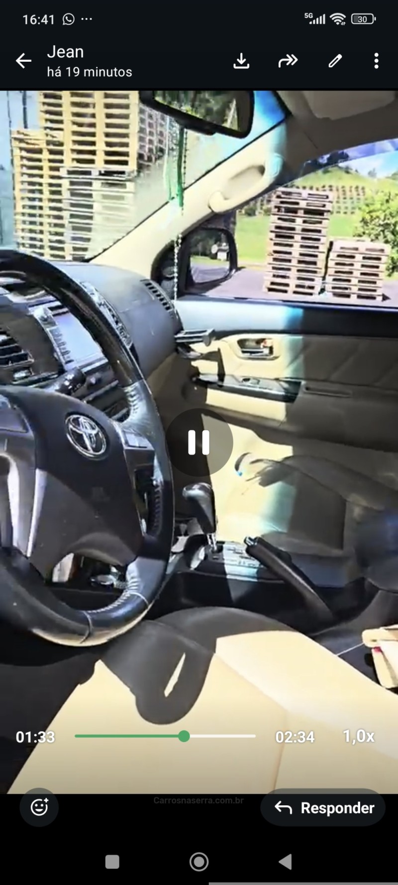 HILUX SW4 3.0 SRV 4X4 16V TURBO INTERCOOLER DIESEL 4P AUTOMÁTICO - 2014 - CAXIAS DO SUL