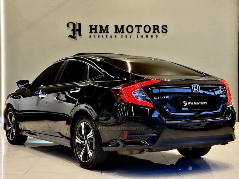 CIVIC 1.5 16V TOURING TURBO GASOLINA 4P AUTOMÁTICO - 2018 - CAXIAS DO SUL