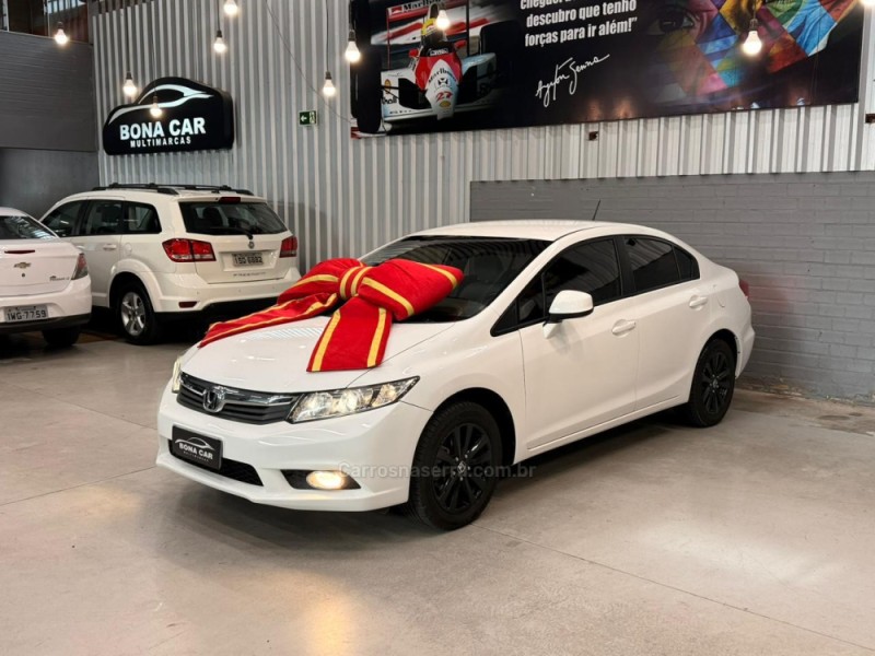 civic 1.8 lxs 16v flex 4p automatico 2012 caxias do sul