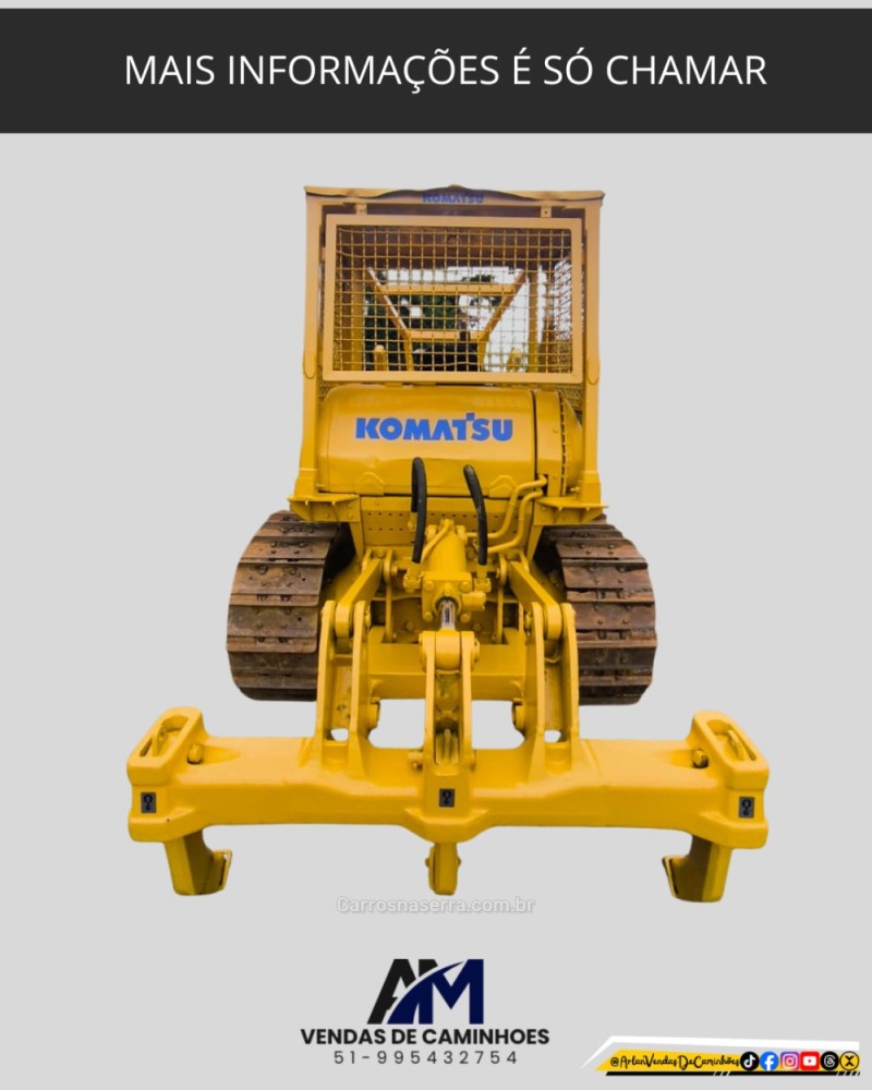 TRATOR DE ESTEIRA D61  - 1989 - PORTãO