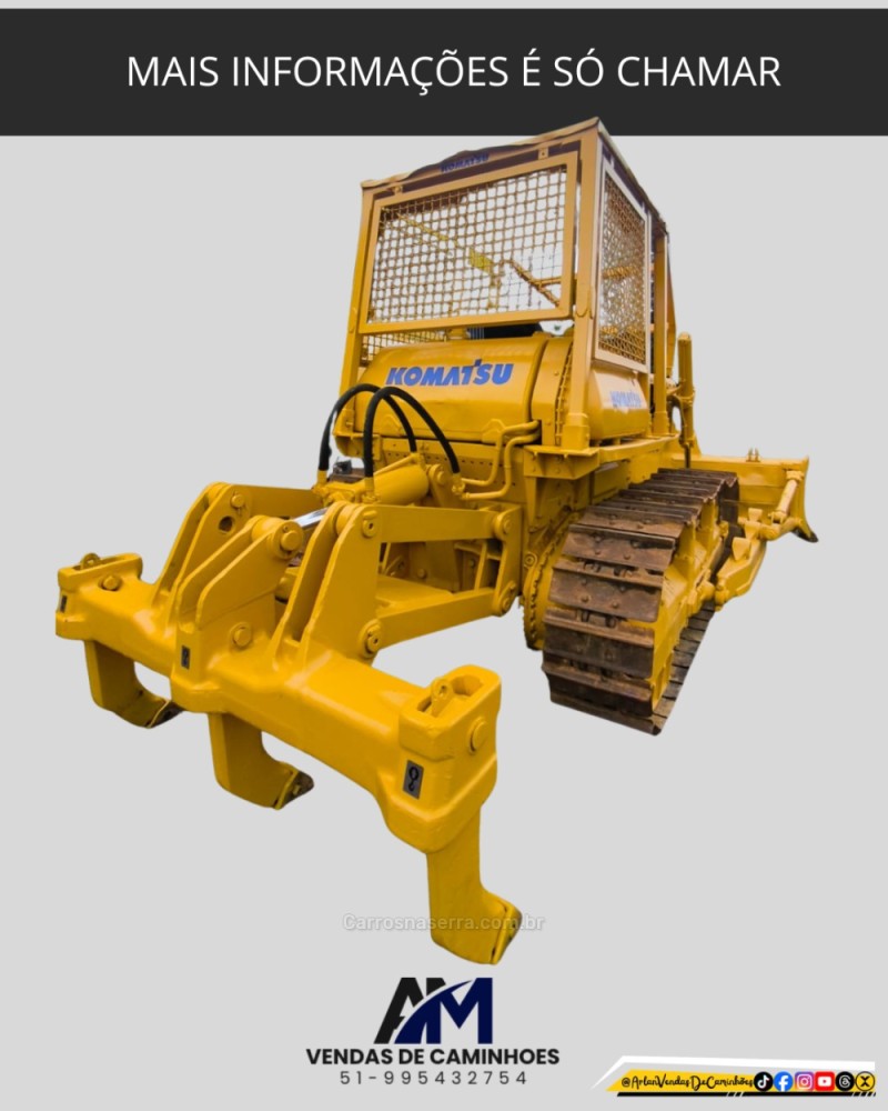 TRATOR DE ESTEIRA D61  - 1989 - PORTãO