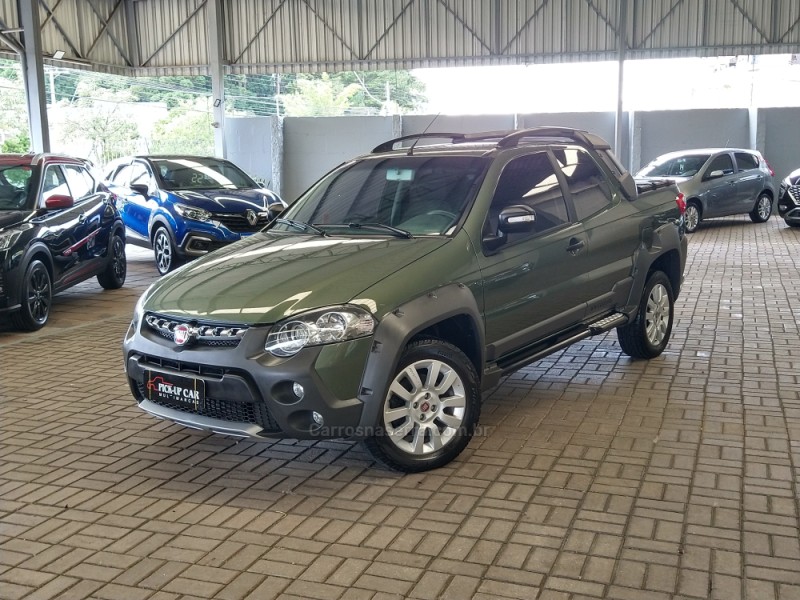 strada 1.8 mpi adventure cd 16v flex 3p automatizado 2016 caxias do sul