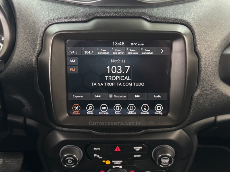 RENEGADE 1.8 16V FLEX LONGITUDE 4P AUTOMÁTICO - 2021 - CARLOS BARBOSA