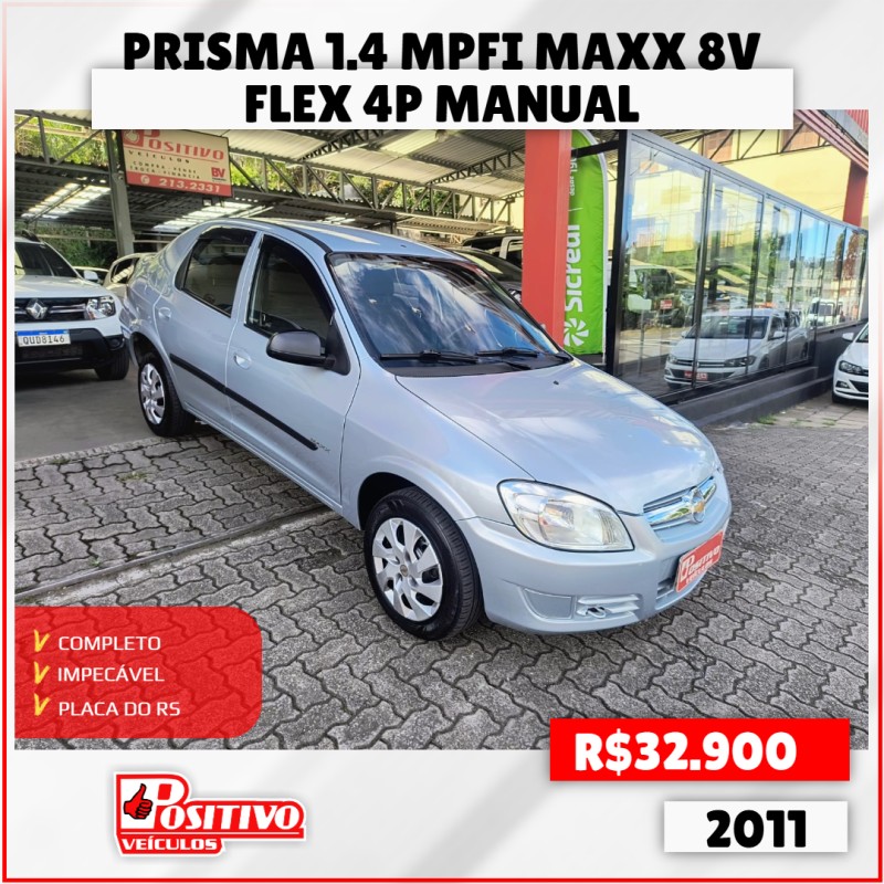 prisma 1.4 mpfi maxx 8v flex 4p manual 2011 caxias do sul