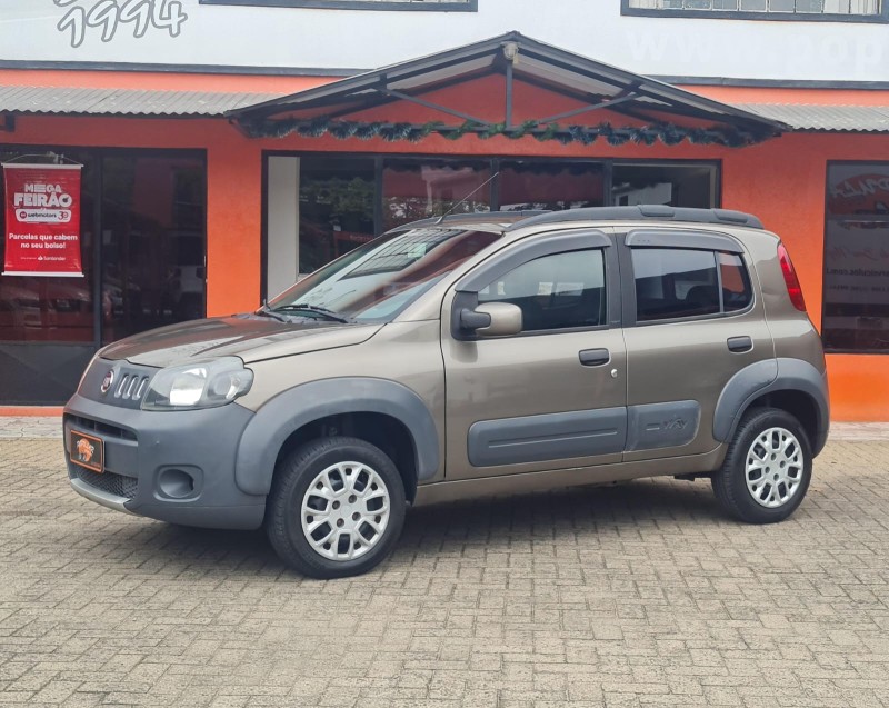 UNO 1.0 EVO WAY 8V FLEX 4P MANUAL - 2014 - CANELA