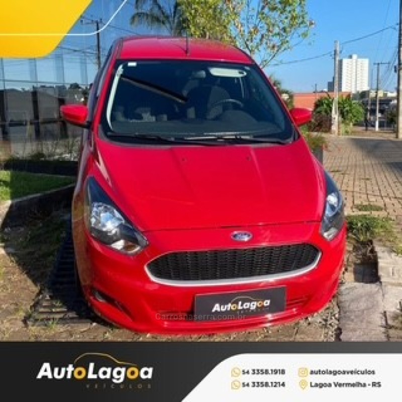 KA 1.0 SE 12V FLEX 4P MANUAL - 2017 - LAGOA VERMELHA