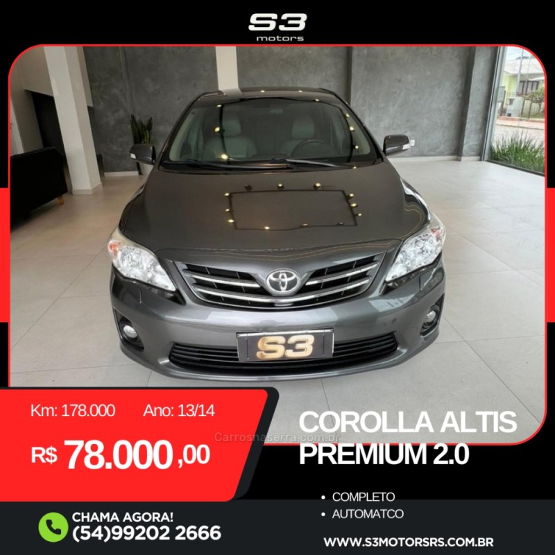 COROLLA 2.0 ALTIS PREMIUM 16V FLEX 4P AUTOMÁTICO - 2014 - CAXIAS DO SUL