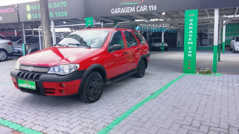 PALIO 1.8 MPI ADVENTURE WEEKEND 8V FLEX 4P MANUAL - 2005 - CAXIAS DO SUL