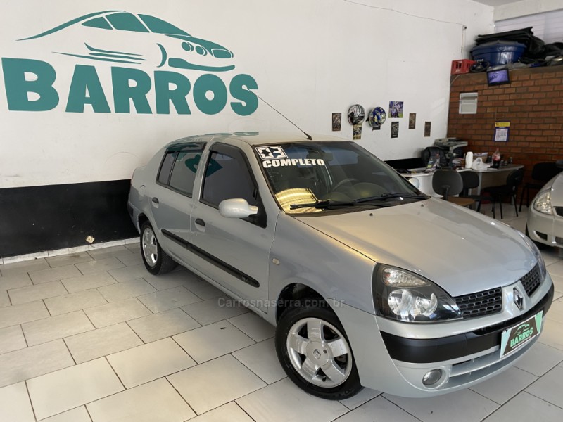 CLIO 1.6 PRIVILÉGE SEDAN 16V GASOLINA 4P MANUAL - 2003 - CAXIAS DO SUL