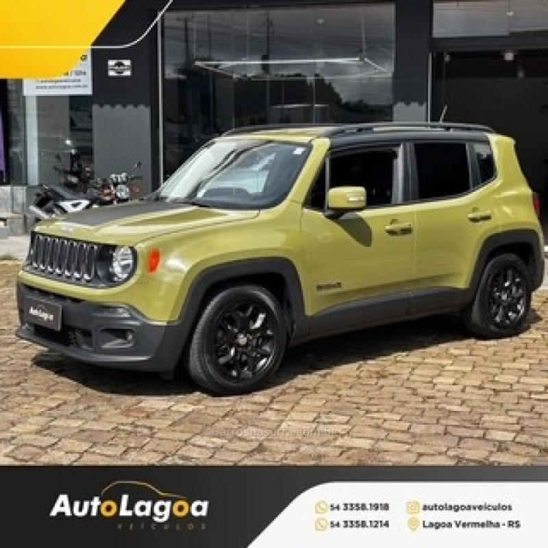 RENEGADE 1.8 16V FLEX LONGITUDE 4P AUTOMÁTICO - 2016 - LAGOA VERMELHA