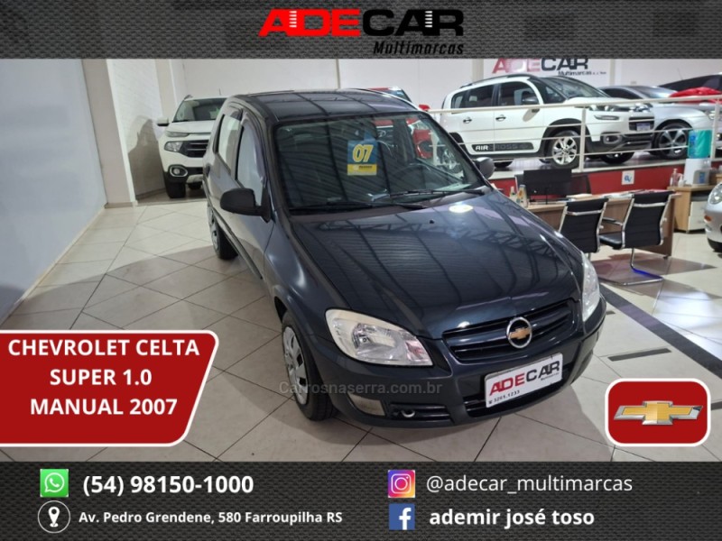 celta 1.0 mpfi super 8v flex 4p manual 2007 farroupilha