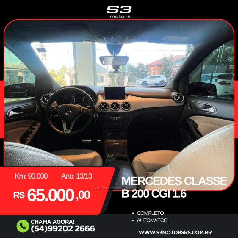 B 200 1.6 SPORT TURBO FLEX 4P AUTOMÁTICO - 2013 - CAXIAS DO SUL